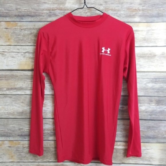 Under Armour Other - ⬇⬇ Under Armour Red LS Tee Boys LARGE 14/16